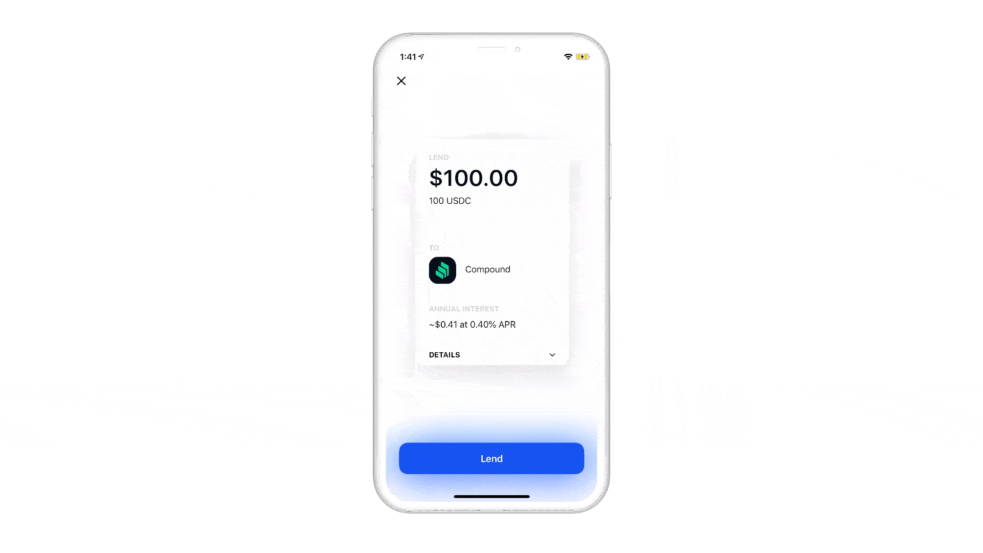 Coinbase compound finance